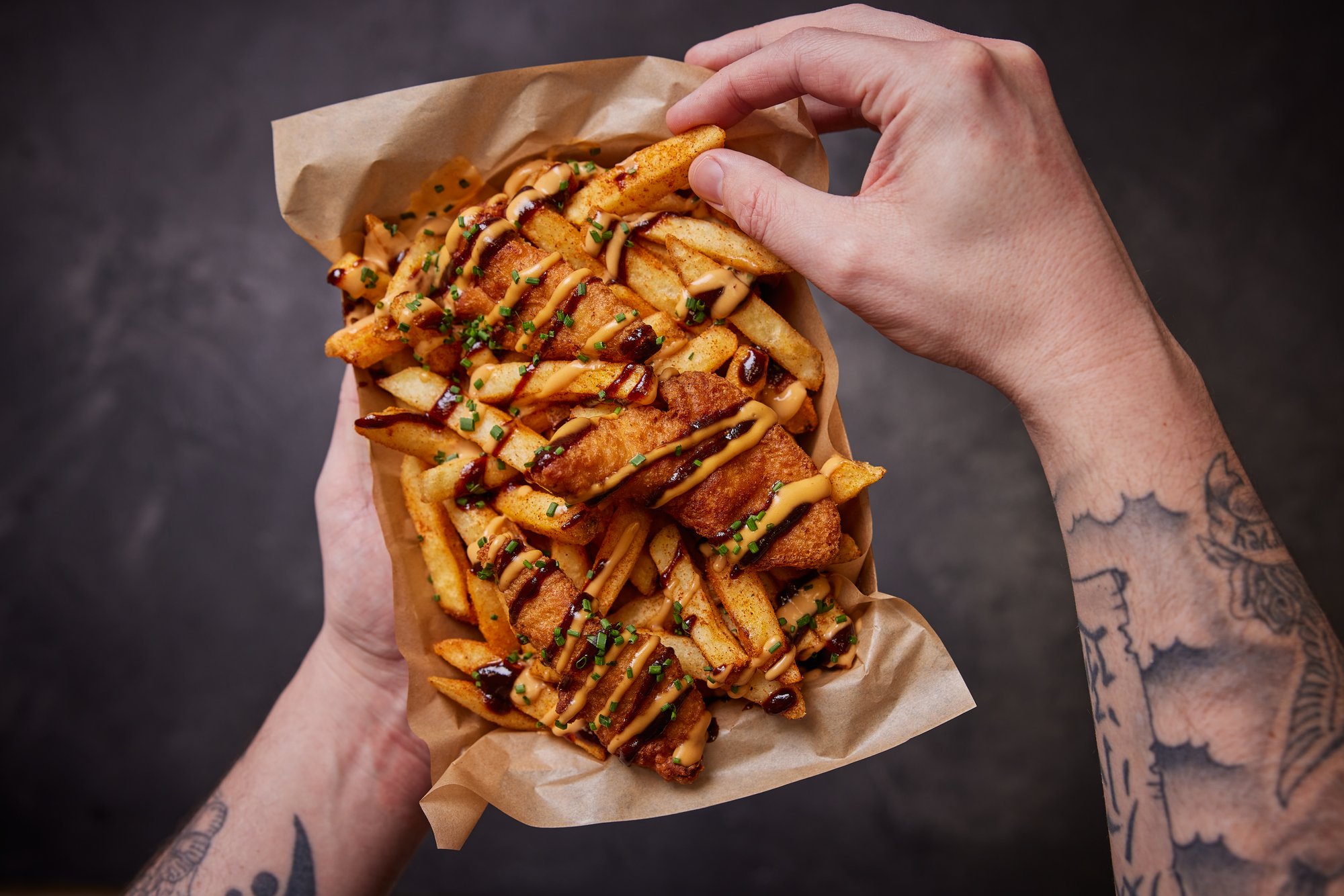 BBQ Chicken Loaded Fries 3