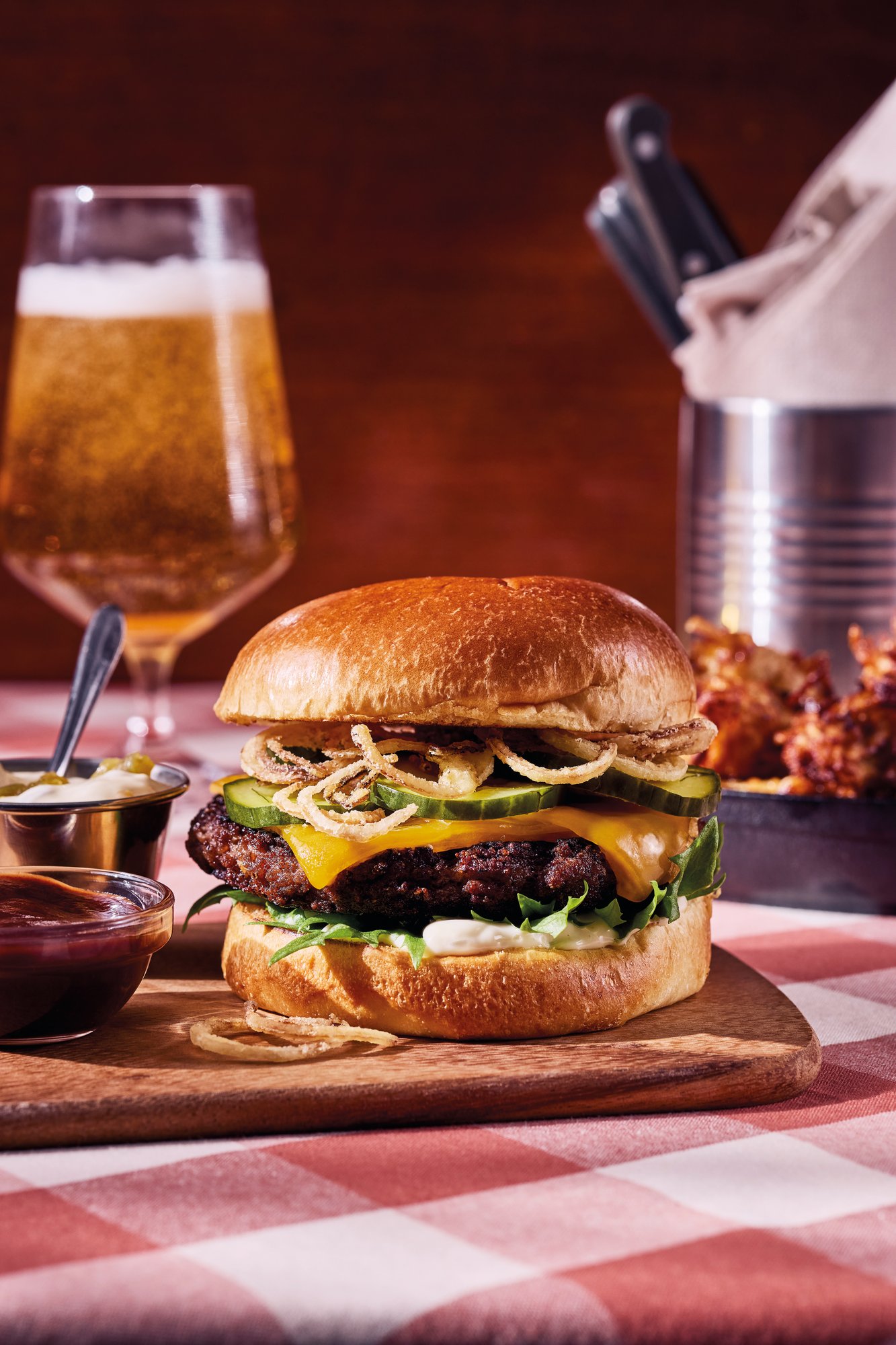 Kentucky BBQ Cheese Burger_Portrait